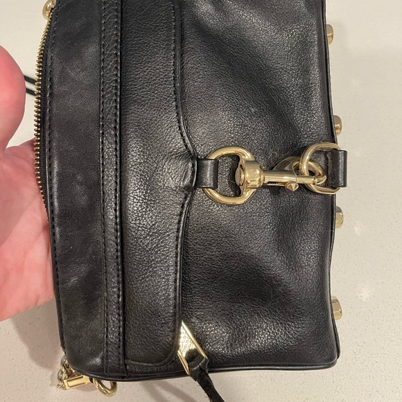 Rebecca Minkoff mini Mac in black gold - Picture 6 of 11